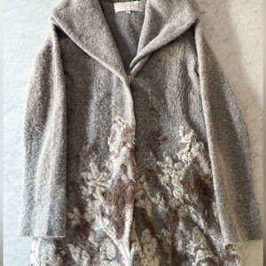 Anthropologie mid calf coat.